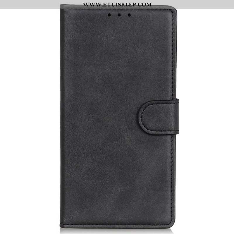 Etui Folio do Oppo Reno 7 Styl Matowej Skóry